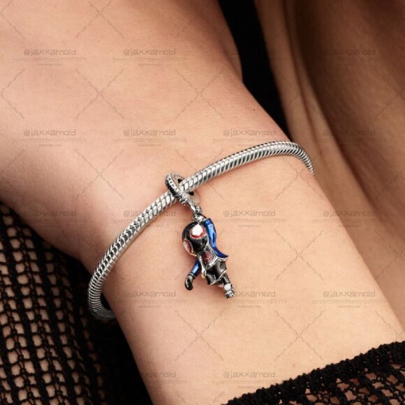 Pandora Marvel Spider-Man Miles Morales Dangle Charm - Picture 4 of 6